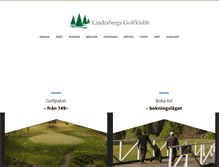 Tablet Screenshot of lindesbergsgk.se